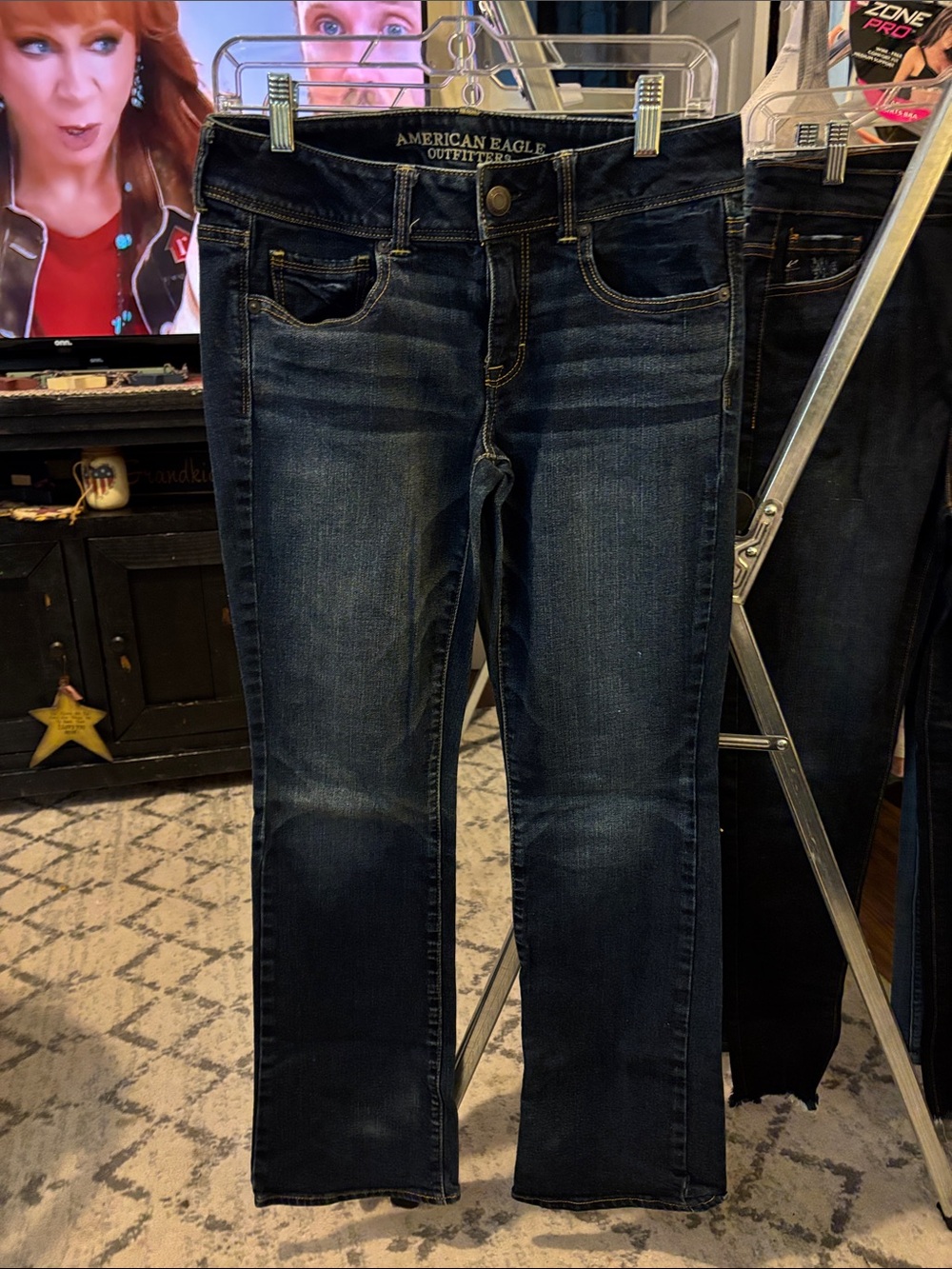 American Eagle Outfitters Dark Blue Bootcut Jeans
